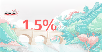 Sensetal Sparkonto mit 1.5% Zins