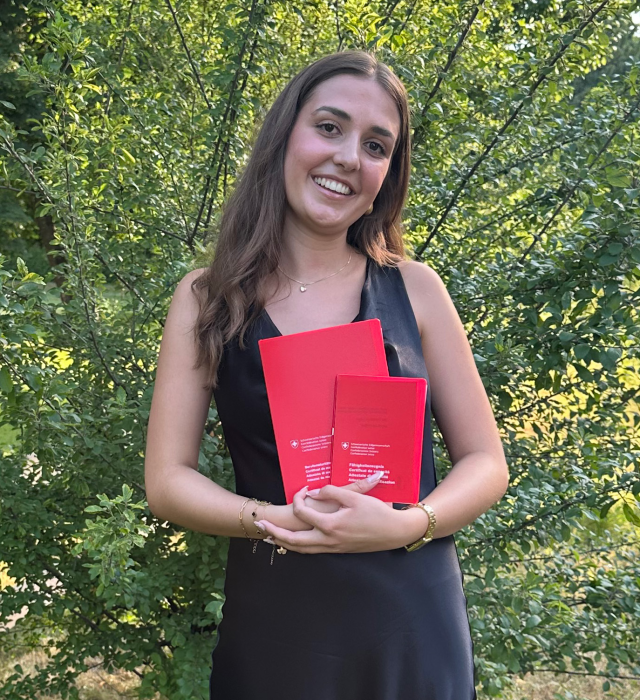 Herzlichen Glückwunsch zum Prüfungserfolg!